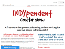 Tablet Screenshot of indypendentshow.com